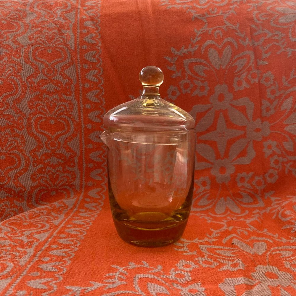 vintage EMPOLI (unverified) — Small Lidded Vessel